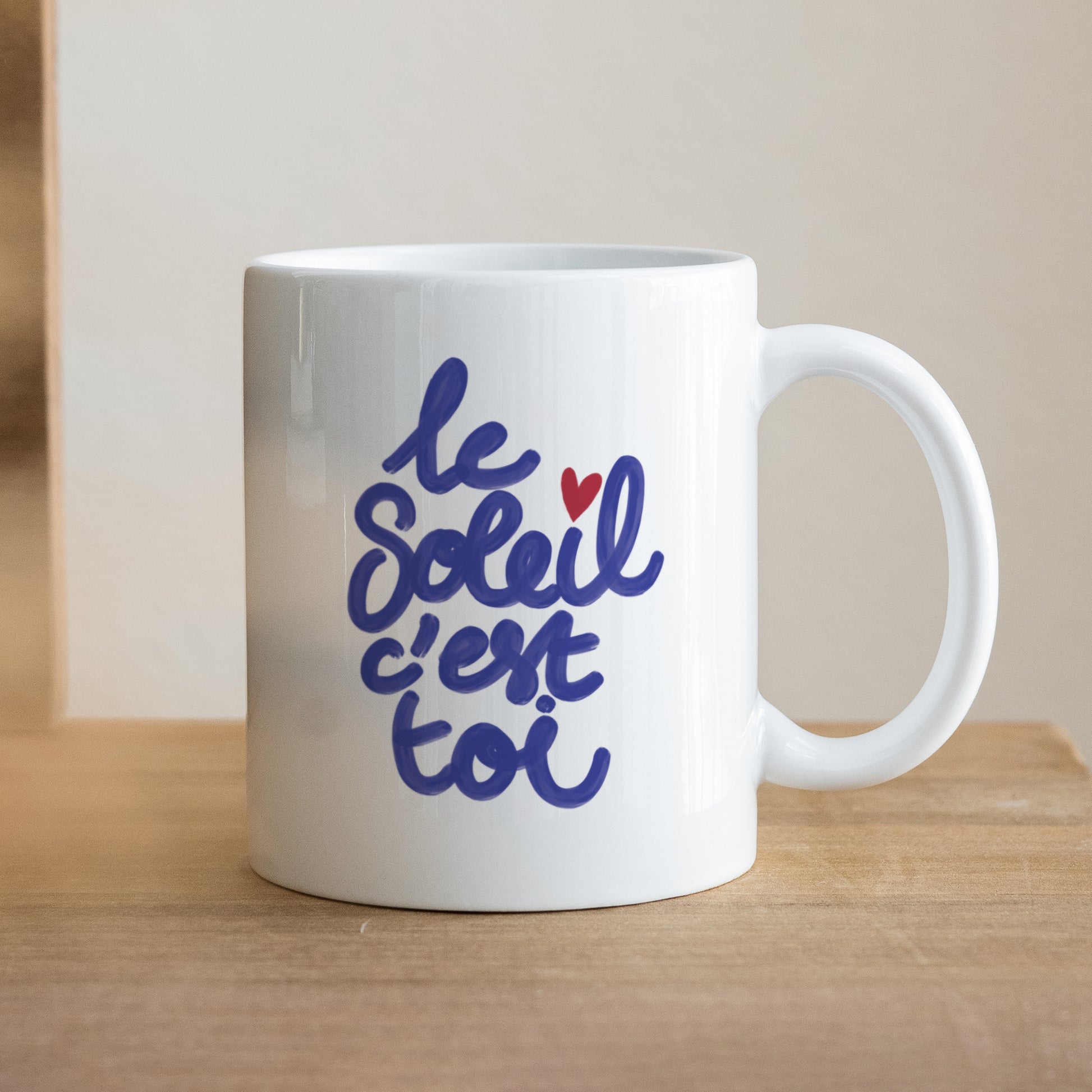 Mug Blanc Le soleil c'est toi foto N° 1
