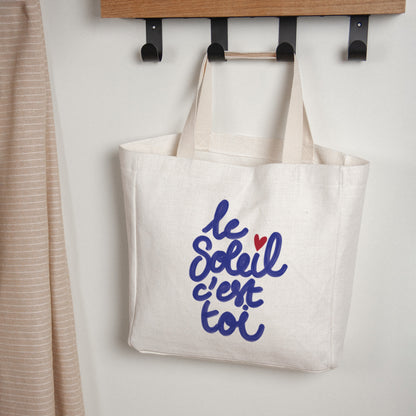 Tote bag Anse en toile Le soleil c'est toi foto N° 1