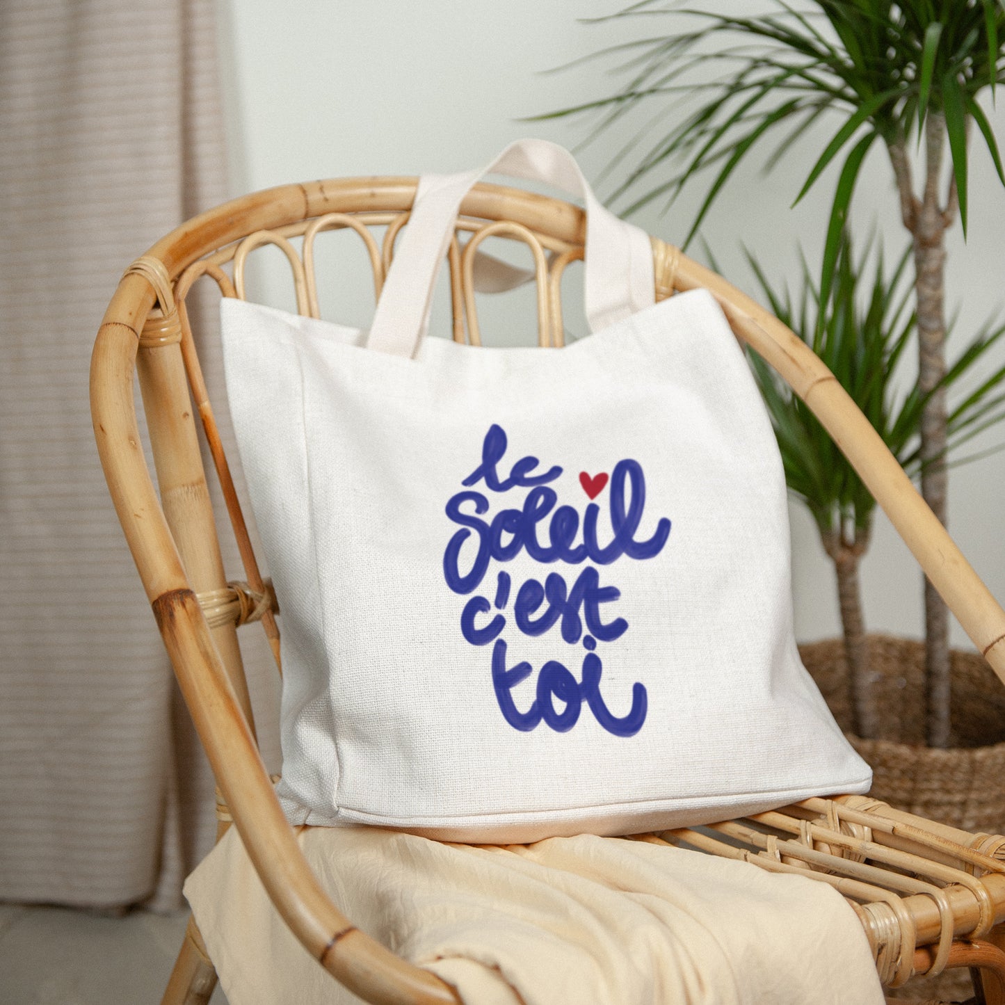 Tote bag Anse en toile Le soleil c'est toi foto N° 2