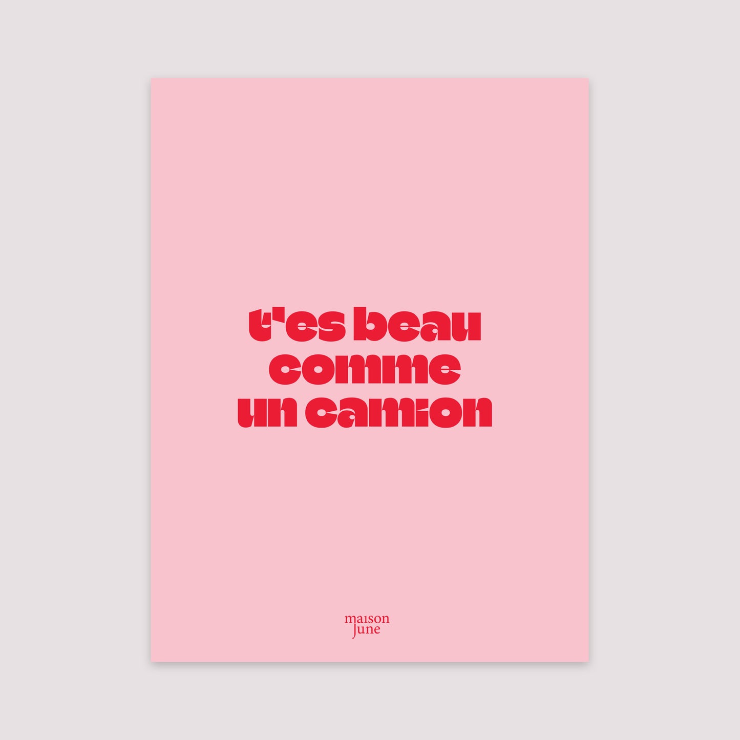 Affiche Portrait 30 x 40 cm Beau comme un camion II foto N° 2
